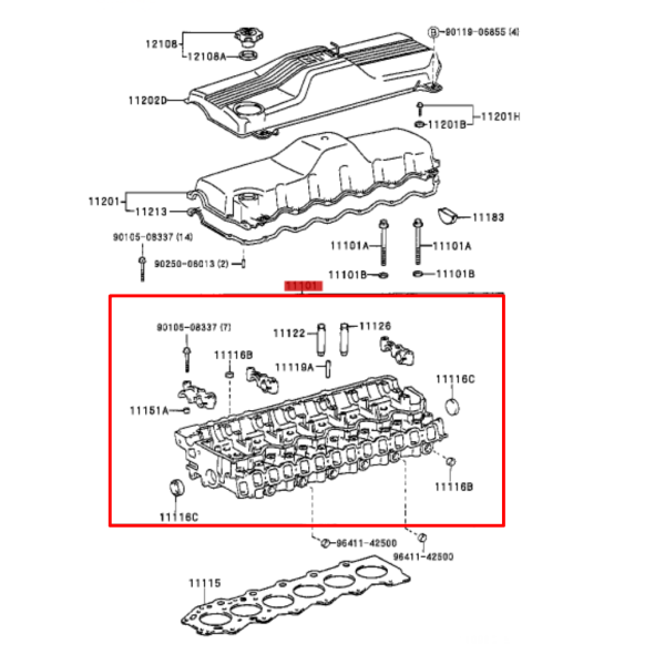CULATA  J10 (MOTOR 1HDFTE) ORIGINAL TOYOTA LAND CRUISER