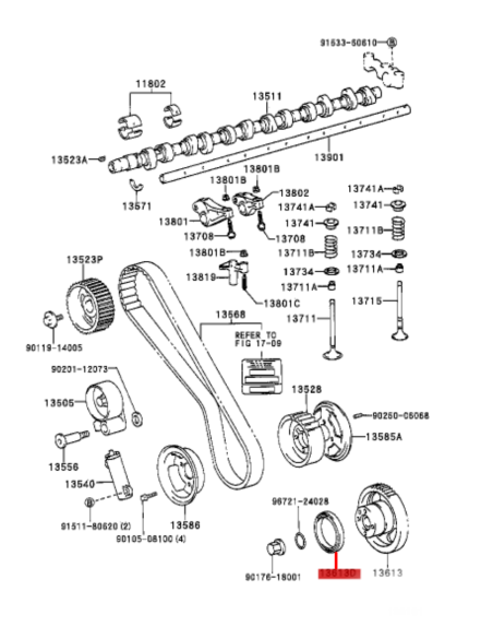 RODAMIENTO BOMBA INYECCION J10 ORIGINAL TOYOTA LAND CRUISER