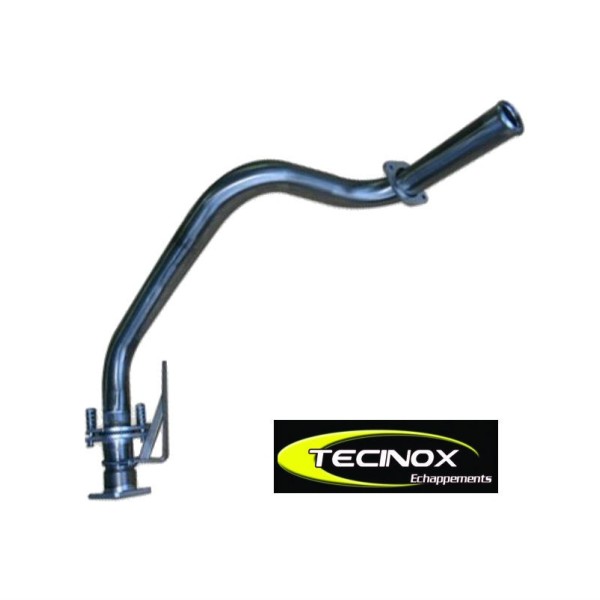 TUBO ESCAPE TECINOX LAND ROVER DEFENDER TD4  90/110/130 (SUPRESOR CATALIZADOR)