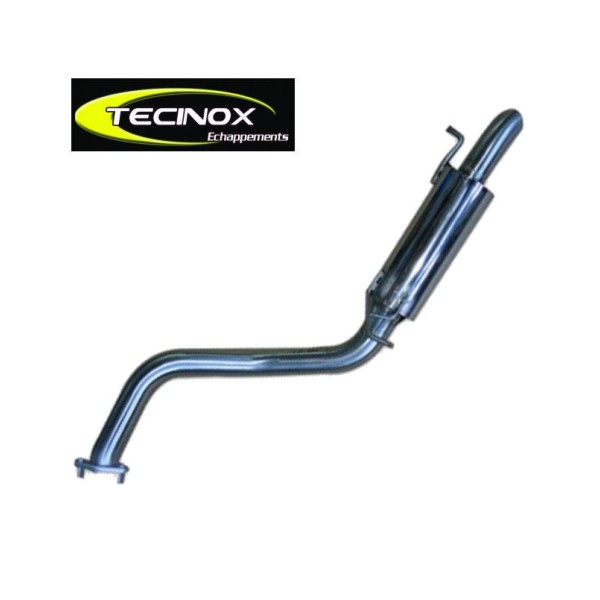 TUBO ESCAPE TECINOX MITSUBISHI MONTERO V60  5 PUERTAS (TRAMO FINAL CON RESONADOR)