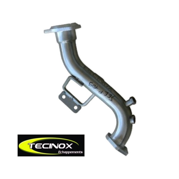TUBO ESCAPE TECINOX JEEP WRANGLER JK 2011 - 2018 (SUPRESOR CATALIZADOR DOBLE SONDA)