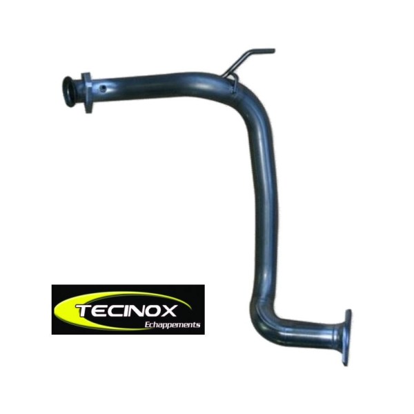 TUBO ESCAPE TECINOX JEEP WRANGLER JK (SUPRESOR FAP / CON BRIDAS)