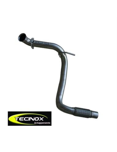 TUBO ESCAPE TECINOX JEEP WRANGLER JK 2011 - 2018 (SUPRESOR FAP / CON FLEXIBLE)