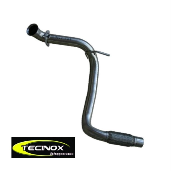 TUBO ESCAPE TECINOX JEEP WRANGLER JK 2011 - 2018 (SUPRESOR FAP / CON FLEXIBLE)