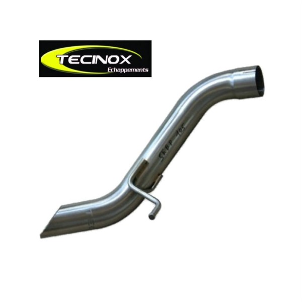 TUBO ESCAPE TECINOX JEEP WRANGLER JK TD/V6  (TRAMO FINAL SALIDA LATERAL SIN SILENCIADOR)