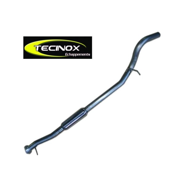 TUBO ESCAPE TECINOX JEEP WRANGLER JK TD 2007 - 2012  MODELO 5 PUERTAS (TRAMO INTERMEDIO CON SILENCIADOR)