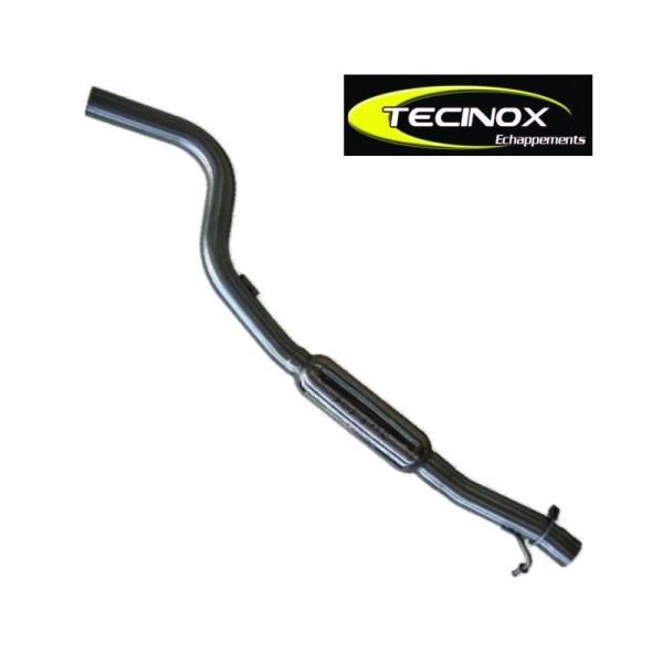 TUBO ESCAPE TECINOX JEEP WRANGLER JK TD 200CV  MODELO 3 PUERTAS (TRAMO INTERMEDIO CON SILENCIADOR)
