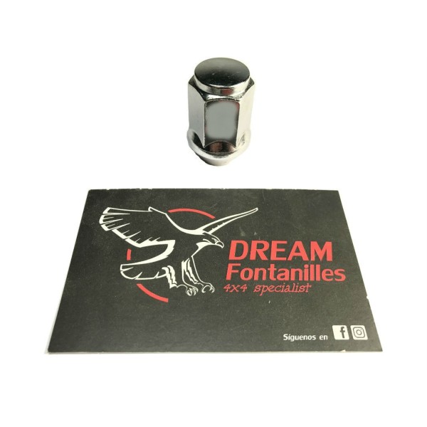 TUERCA CROMADA LLANTA CHAPA (12X1.50)  GOSS