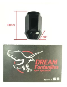TUERCA LLANTA ACERO GOSS (14X1.50) NEGRA 2