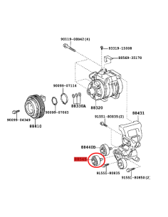 POLEA TENSOR CORREA DE SERVICIO J9/12/15 (Nº2) ORIGINAL  TOYOTA  LAND CRUISER 2