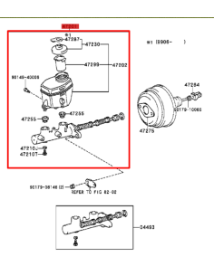 BOMBA FRENO  J8 (24V ,CON ABS) AISIN ORIGINAL TOYOTA LAND CRUISER 2