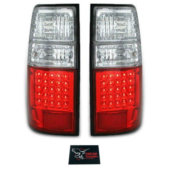JUEGO DE PILOTOS TRASEROS LED J8 (PAR) CRISTAL