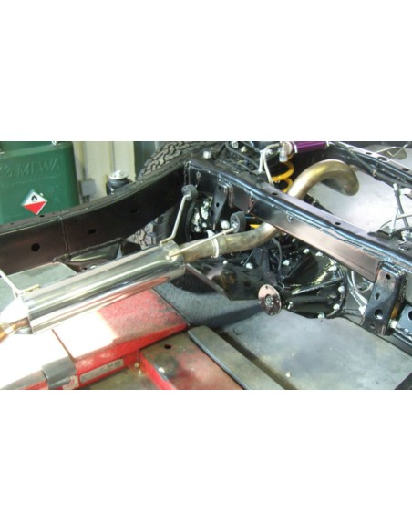 TUBO ESCAPE TECINOX  SALIDA TRASERA HDJ-100