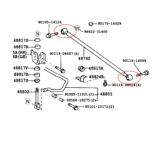 SILENTBLOCK BARRA PANHARD TRASERA J9 PEDDERS