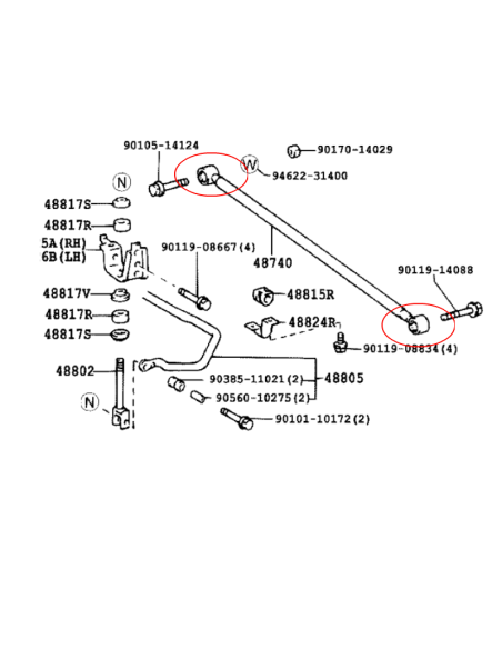SILENTBLOCK BARRA PANHARD TRASERA J10 PEDDERS