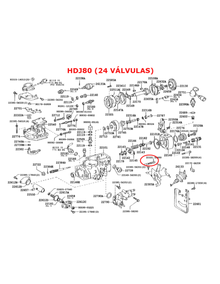 VARILLA PALANCA ACCIONAMIENTO PALOMILLA SECUNDARIA J8 ORGINAL TOYOTA LAND CRUISER