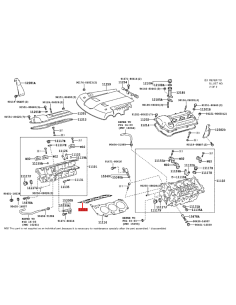 JUNTA CULATA  DERECHA J12/FJ (1GRFE)  ORIGINAL TOYOTA LAND CRUISER 2