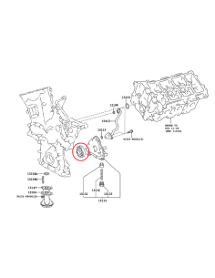 ROTOR BOMBA ACEITE J12/FJ (1GRFE)  ORIGINAL TOYOTA LAND CRUISER 2