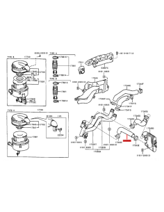 MANGUITO  INTERCOOLER INFERIOR N-3  J10 ORIGINAL TOYOTA LAND CRUISER 2