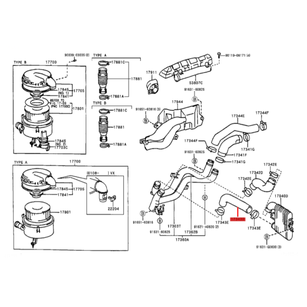 MANGUITO  INTERCOOLER INFERIOR N-3  J10 ORIGINAL TOYOTA LAND CRUISER
