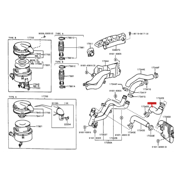 MANGUITO  INTERCOOLER INFERIOR N-2  J10 ORIGINAL TOYOTA LAND CRUISER