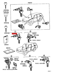 CLAUSOR ARRANQUE J8 ORIGINAL TOYOTA LAND CRUISER 2