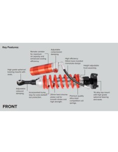 KIT SUSPENSION COILOVER TRAKRYDER EXTREME XA FORD RANGER PX PEDDERS 2