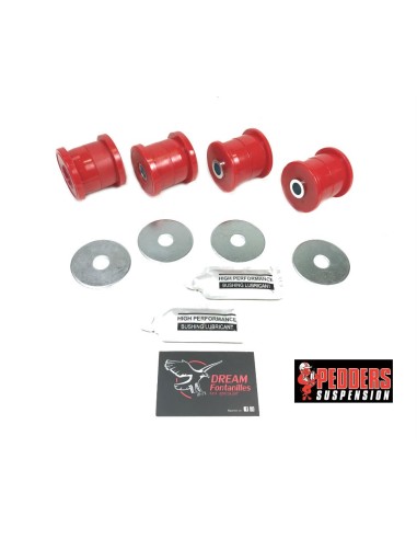 KIT SILENTBLOCKS TIRANTES TRASEROS INFERIOR PATROL Y60/Y61 FORD MAVERICK PEDDERS