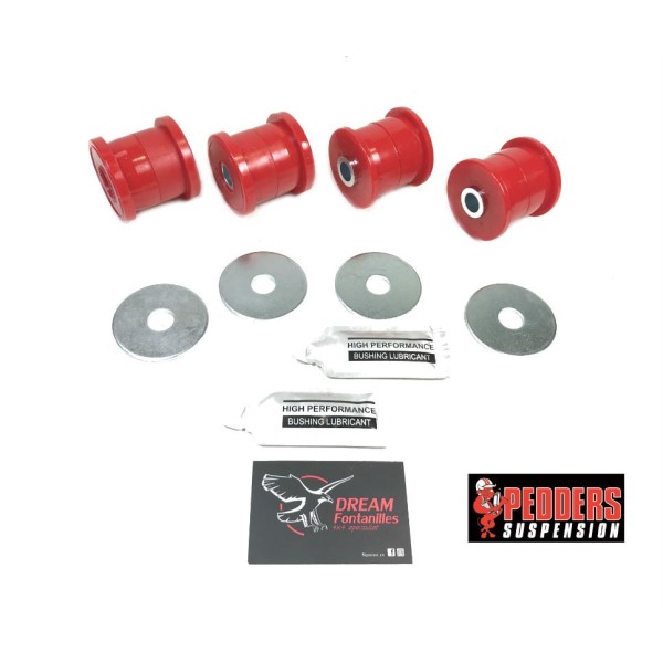 KIT SILENTBLOCKS TIRANTES TRASEROS INFERIOR PATROL Y60/Y61 FORD MAVERICK PEDDERS