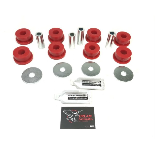 KIT SILENTBLOCKS TIRANTES TRASEROS INFERIOR PATROL Y60/Y61 FORD MAVERICK PEDDERS