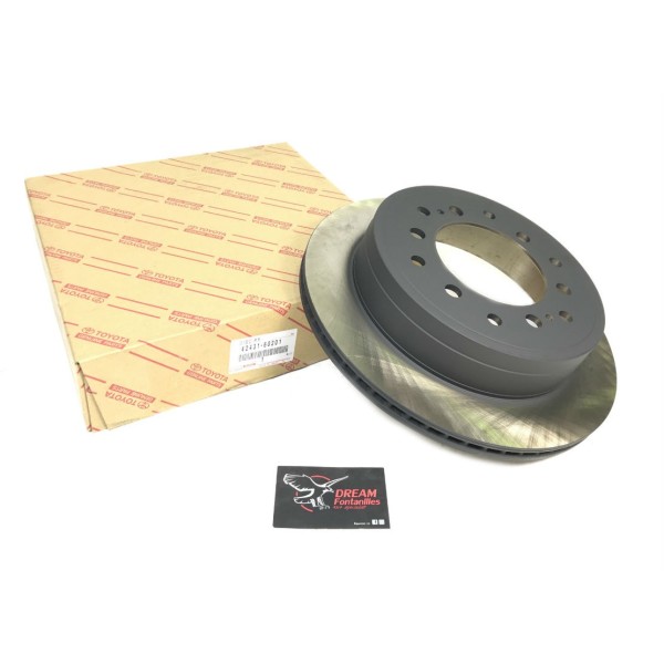 DISCO FRENO TRASERO J12 ORIGINAL TOYOTA LAND CRUISER