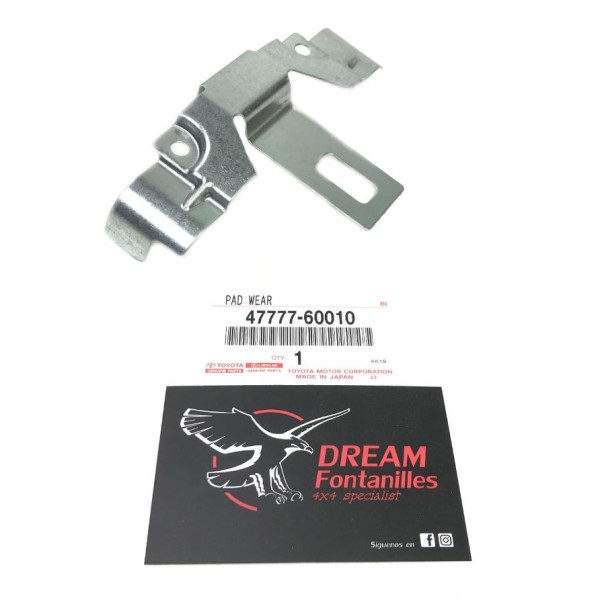 PROTECTOR PINZA FRENO TRASERA J8 (1992 - 1998) ORIGINAL TOYOTA LAND CRUISER