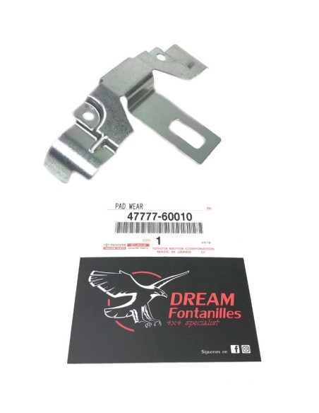 PROTECTOR PINZA FRENO TRASERA J8 (1992 - 1998) ORIGINAL TOYOTA LAND CRUISER