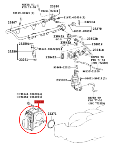 MARIPOSA ACELERACION J12/FJ (1GRFE) ORIGINAL TOYOTA LAND CRUISER