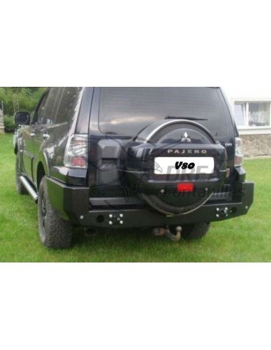 PARACHOQUES TRASERO ACERO REFORZADO MONTERO V80 06-15 MITSUBISHI