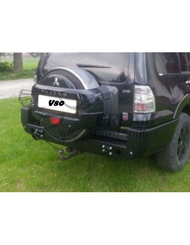 PARACHOQUES TRASERO ACERO REFORZADO MONTERO V80 06-15 MITSUBISHI