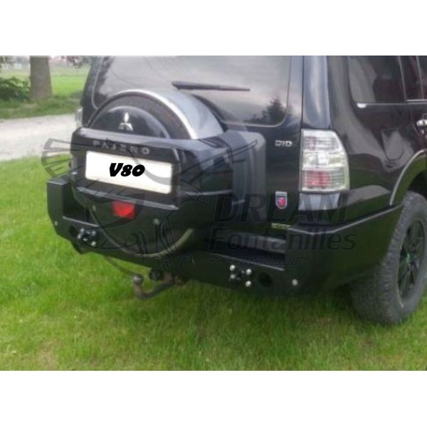 PARACHOQUES TRASERO ACERO REFORZADO MONTERO V80 06-15 MITSUBISHI