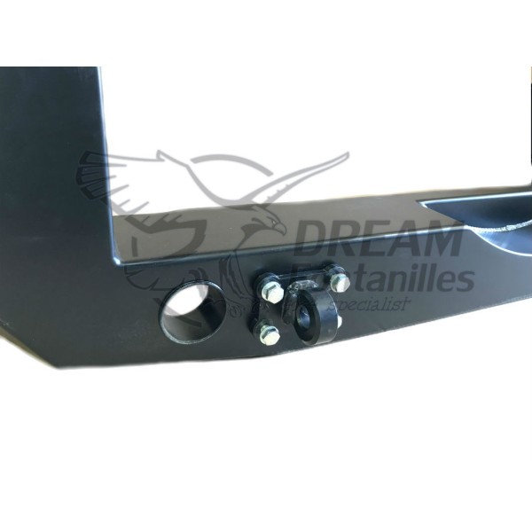 PARACHOQUES TRASERO ACERO REFORZADO MONTERO V80 06-15 MITSUBISHI