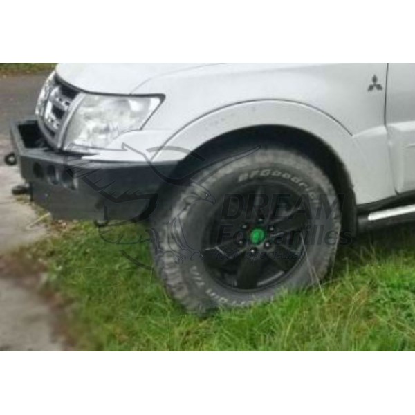 PARACHOQUES DELANTERO ACERO REFORZADO MONTERO V80 MITSUBISHI