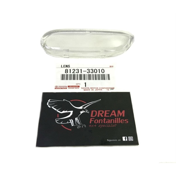 PLASTICO LUZ CORTESIA DERECHA J10/12 ORIGINAL TOYOTA LAND CRUISER