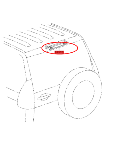 TERCERA LUZ FRENO J12 ORIGINAL TOYOTA LAND CRUISER