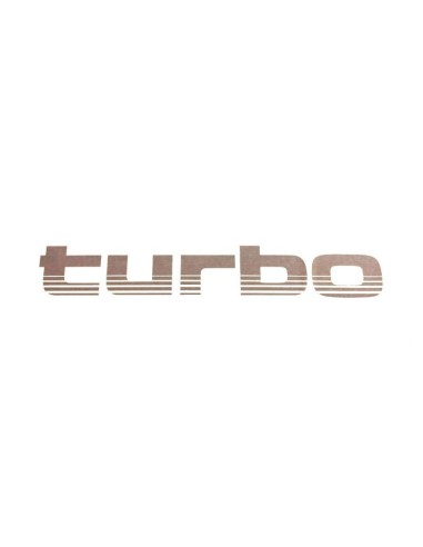 LOGOTIPO LATERAL: TURBO