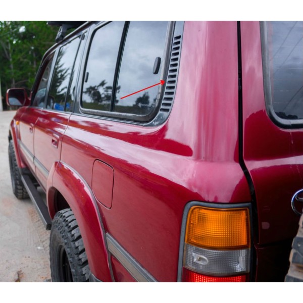 GOMA CARROCERIA MARCO VENTANA TRASERA IZQUIERDA (DESLIZANTE) J8 ORIGINAL TOYOTA LAND CRUISER