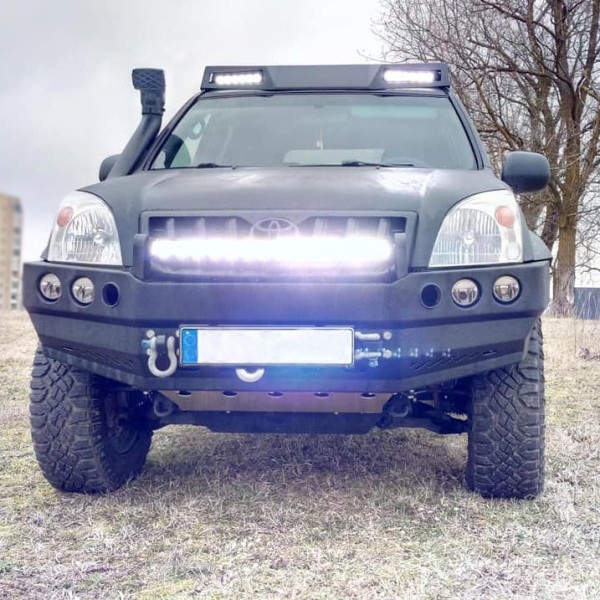PARACHOQUES DELANTERO ACERO REFORZADO J12 TOYOTA LAND CRUISER