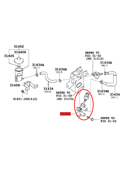 BOMBA EMBRAGUE J15 ORIGINAL TOYOTA LAND CRUISER
