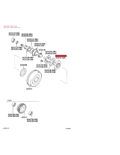 PALIER TRASERO  DERECHO HILUX 2