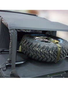 SPIDER TIRE RACK NEGRO JEEP WRANGLER JK SUNTOP 2