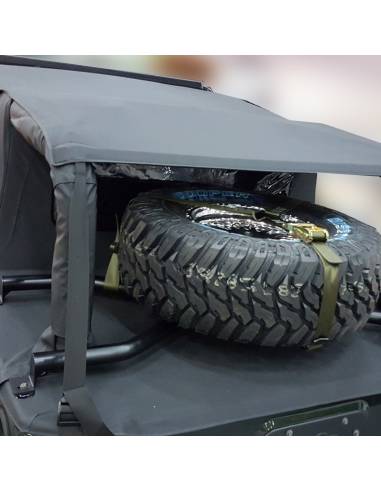 SPIDER TIRE RACK NEGRO JEEP WRANGLER JK SUNTOP