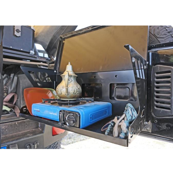 MESA PLEGABLE PORTÓN TAILMESA JEEP WRANGLER JK SUNTOP