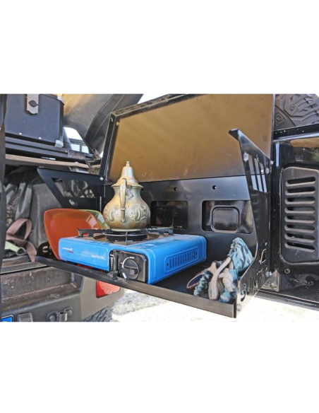 MESA PLEGABLE PORTÓN TAILMESA JEEP WRANGLER JK SUNTOP